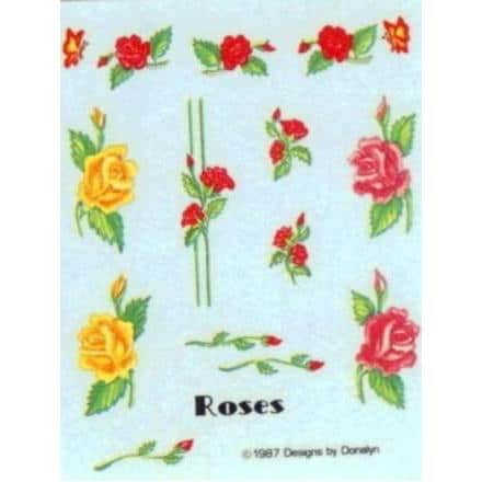 DON03 - Donalyn Water Decals - Roses