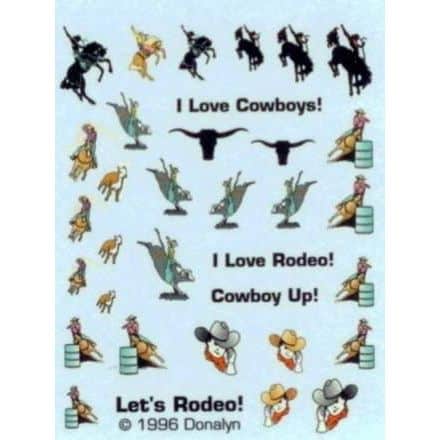 DON05 - Donalyn Water Decals - Let's Rodeo