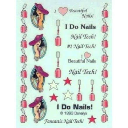 DON09 - Donalyn Water Decals - I Do Nails