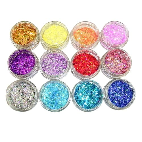 Confetti Metallic - Glitter Strips Rainbow Mix