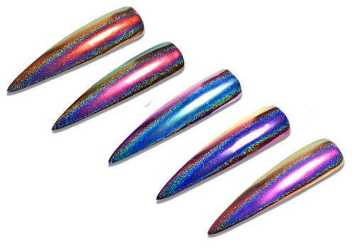 JFX P - Perfect Nails Peacock Glitter Chrome