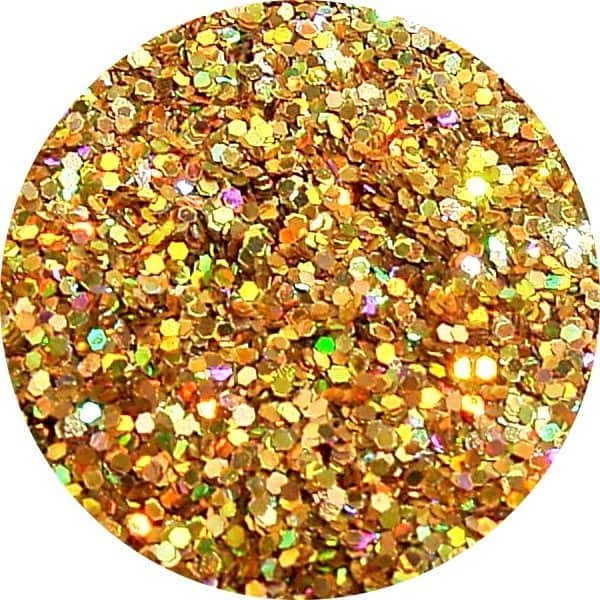 Perfect Nails Holo Gold Solvent Stable Glitter 0.015Hex