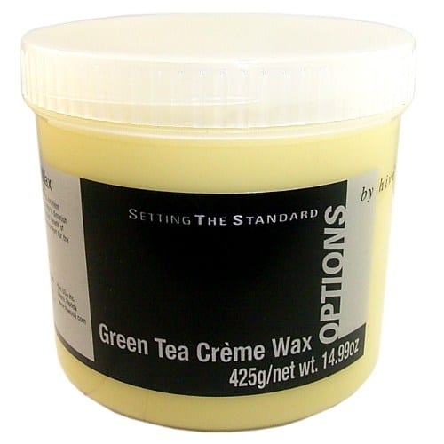 OPT5711 - Hive Options Green Tea Creme Wax 425g