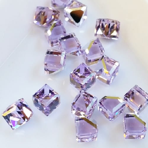Swarovski Cube – Violet  – Specialty
