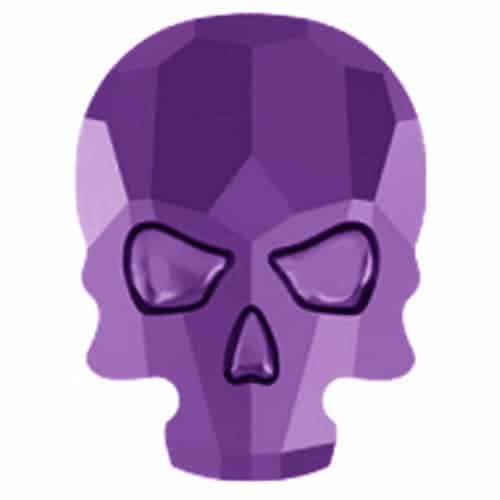 Swarovski Skull Ultra Purple AB – Specialty