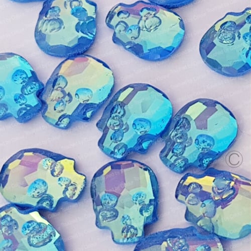 Swarovski Skull – Ultra Blue AB – Specialty
