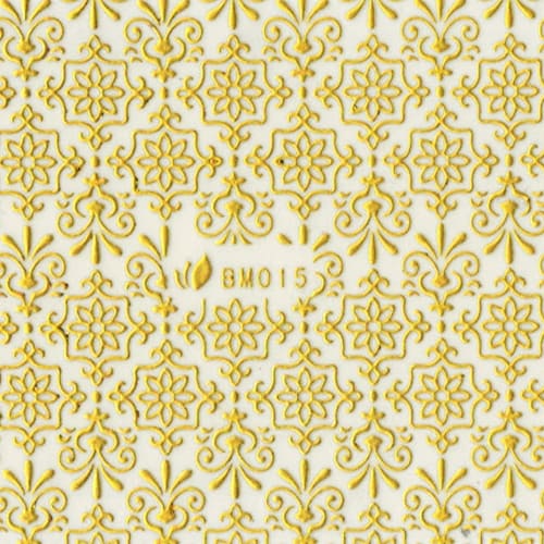 Nail Decal – Gold Pattern #15